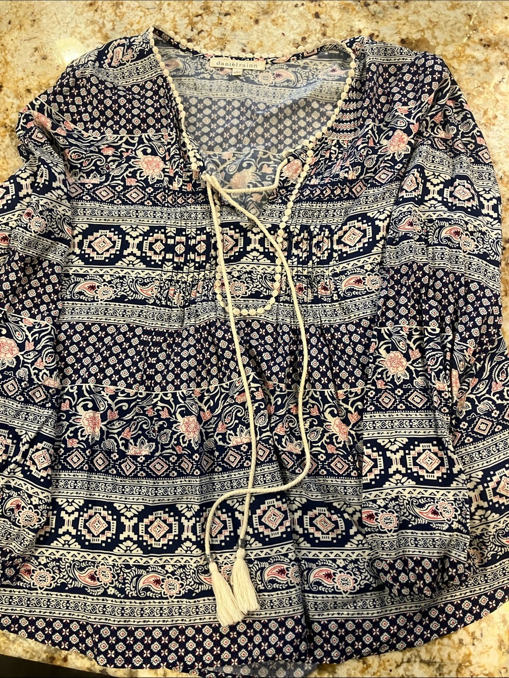 Daniel Rainn boho chic top